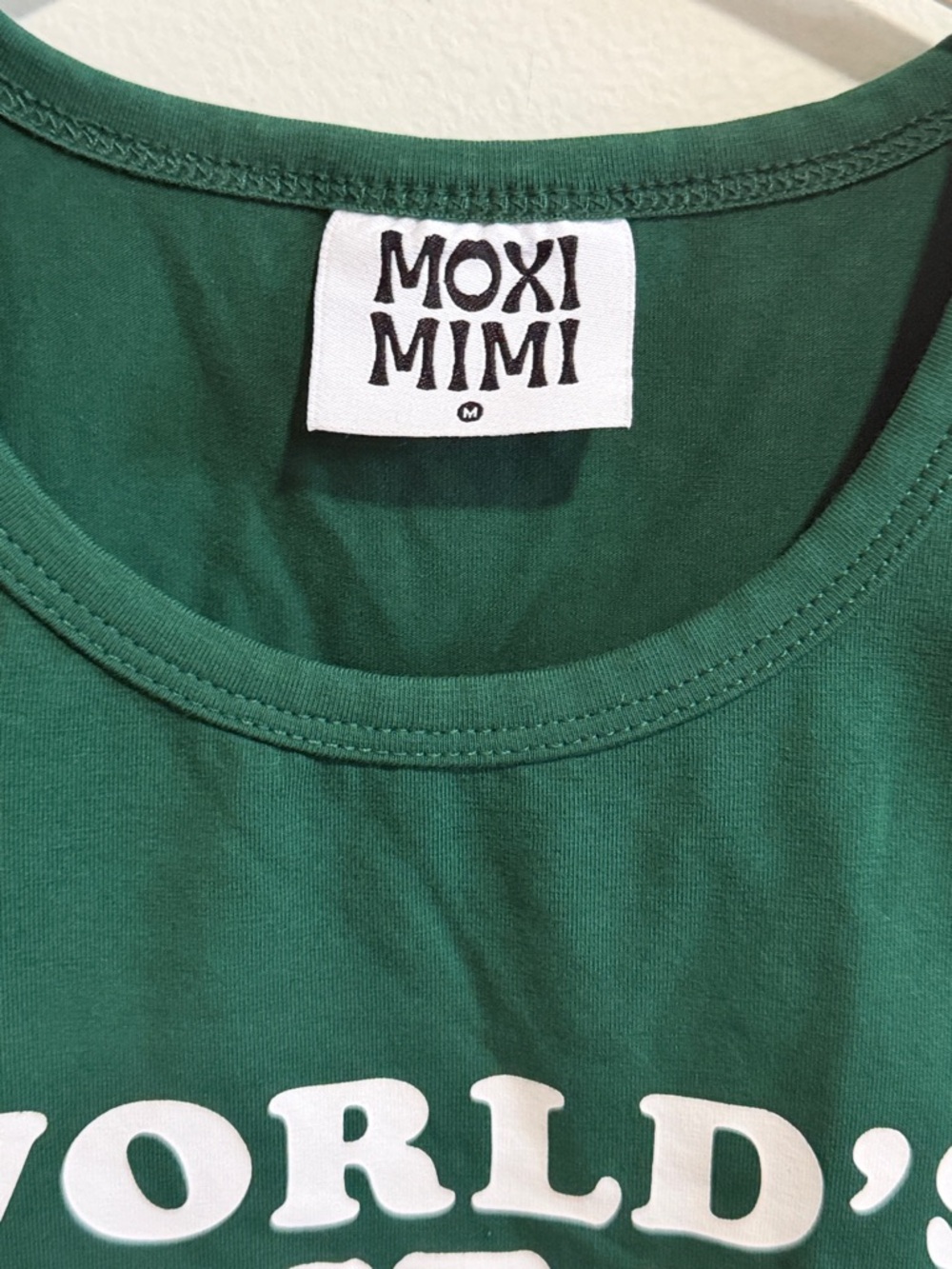MOXI MIMI Baby Tee Size Medium - Picture 2 of 6
